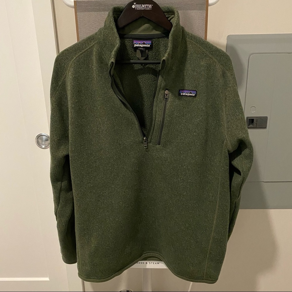 Mens Patagonia 1/4 zip Better Sweater